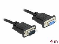 Delock Serial Cable RS-232 Sub-D9 male to female 4 m