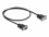 Delock Serial Cable RS-232 Sub-D9 male to female 0.5 m