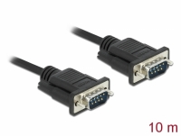 Delock Serial Cable RS-232 Sub-D9 male to male 10 m