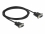 Delock Serial Cable RS-232 Sub-D9 male to male 2 m