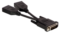 DMS 59 Male to 2 x DisplayPort Splitter Cable