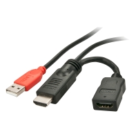HDMI 1.4 M/F Power Feeder Adaper W/USB A plug