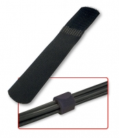 Hook & Loop Cable Ties, 10 pcs., black