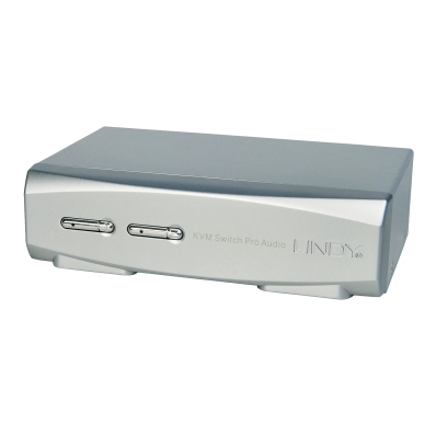 2 Port DisplayPort 1.2, USB 2.0 & Audio KVM Switch Pro