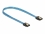Delock SATA 6 Gb/s Cable UV glow effect blue 50 cm