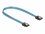 Delock SATA 6 Gb/s Cable UV glow effect blue 30 cm