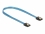 Delock SATA 6 Gb/s Cable UV glow effect blue 70 cm