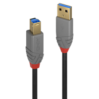 Lindy 5m USB 3.0 Typ A to B Cable, Anthra Line