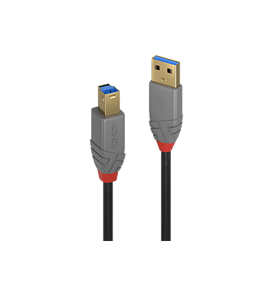 Lindy 5m USB 3.0 Typ A to B Cable, Anthra Line