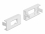 Delock Easy 45 Module Plate Rectangular cut-out 12.5 x 21.5 mm, 45 x 22.5 mm 10 pieces white