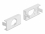 Delock Easy 45 Module Plate Round cut-out Ø 19.2 mm, 45 x 22.5 mm 10 pieces white