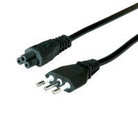 VALUE Power Cable, straight Compaq Connector, Italy, black, 1.8 m