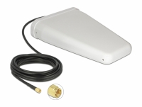 Delock LTE Antenna SMA plug 7 - 9 dBi directional with connection cable (RG-58, 5 m) white outdoor