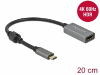 Delock Active USB Type-C™ to HDMI Adapter (DP Alt Mode) 4K 60 Hz (HDR)