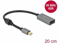 Delock Active mini DisplayPort 1.4 to HDMI Adapter 4K 60 Hz (HDR)