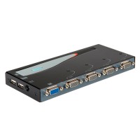 VALUE KVM Switch "Desktop", 1 User - 4 PCs, VGA, USB + PS/2