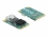 Delock Mini PCIe Converter to 4 x SATA 6 Gb/s