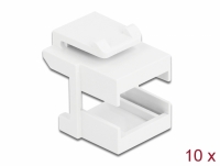 Delock Keystone cover white for fibre couplers 10 pieces