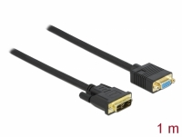 Delock Cable DVI 12+5 male to VGA female 1 m