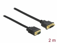 Delock Cable DVI 24+5 female to VGA male 2 m