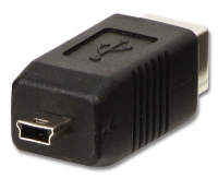 Lindy USB Adapter, USB B Female to Mini-B Male