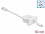 Delock Easy 45 Module USB 2.0 Retractable Cable USB Type-A to 8 Pin Lightning female white