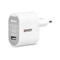 Lindy Single Port USB Type A Smart Travel Charger, 12W