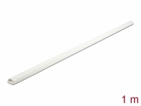 Delock Cable Duct Mini self-closing 15 x 11 mm - length 1 m white