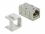 Delock Adapter RJ45 jack to RJ45 jack compact Cat.6A metal