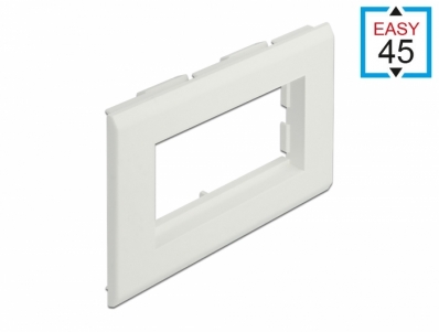 Delock Easy 45 Module Holder for installation trunking 130 x 80 mm