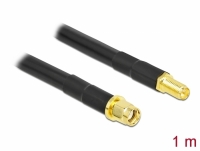 Delock Antenna Cable RP-SMA plug to RP-SMA jack LMR/CFD300 1 m low loss