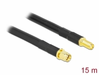 Delock Antenna Cable SMA plug to SMA jack LMR/CFD300 15 m low loss