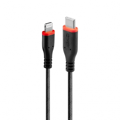 Lindy 2m Reinforced USB Type C to Lightning Cable