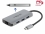 Delock USB 3.2 Gen 1 Hub with 4 Ports and Gigabit LAN and PD