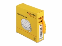 Delock Cable Marker Box, No. 1, yellow, 500 pieces