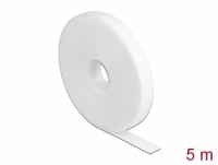 Delock Velcro tape on roll L 5 m x W 13 mm white