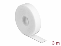 Delock Velcro tape on roll L 3 m x W 20 mm white