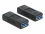 Delock USB 3.0 Adapter Type-A female to Type-A female (crossed)