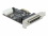 Delock PCI Express Card to 2 x Serial RS-232 with voltage supply 5 V / 12 V