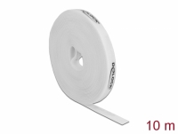 Delock Velcro tape on roll L 10 m x W 15 mm white
