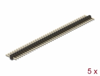 Delock Pin header 40 pin, pitch 1.27 mm, 1-row, straight, 5 pieces