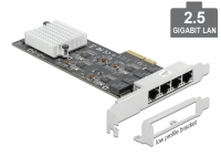 Delock PCI Express x4 Card to 4 x 2.5 Gigabit LAN RTL8125