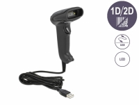 Delock USB Barcode Scanner 1D and 2D with connection cable