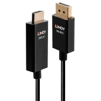 Lindy 2m Active DisplayPort to HDMI Cable with HDR