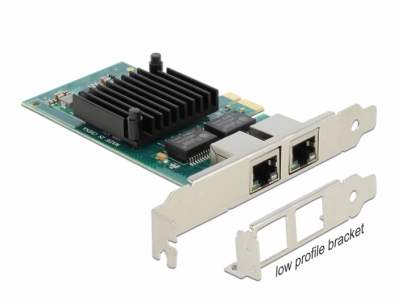 Delock PCI Express x1 Card 2 x RJ45 Gigabit LAN i350