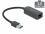 Delock Adapter USB Type-A male to 2.5 Gigabit LAN compact