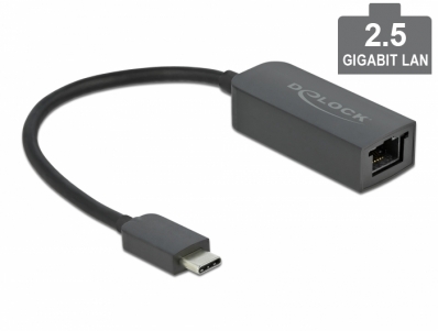 Delock Adapter USB Type-C™ male to 2.5 Gigabit LAN compact