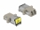 Delock Optical Fiber Coupler with laser protection flip LC Duplex female to LC Duplex female Multi-mode beige