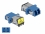Delock Optical Fiber Coupler with laser protection flip LC Duplex female to LC Duplex female Single-mode blue