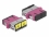 Delock Optical Fiber Coupler with laser protection flip SC Duplex female to SC Duplex female Multi-mode violet